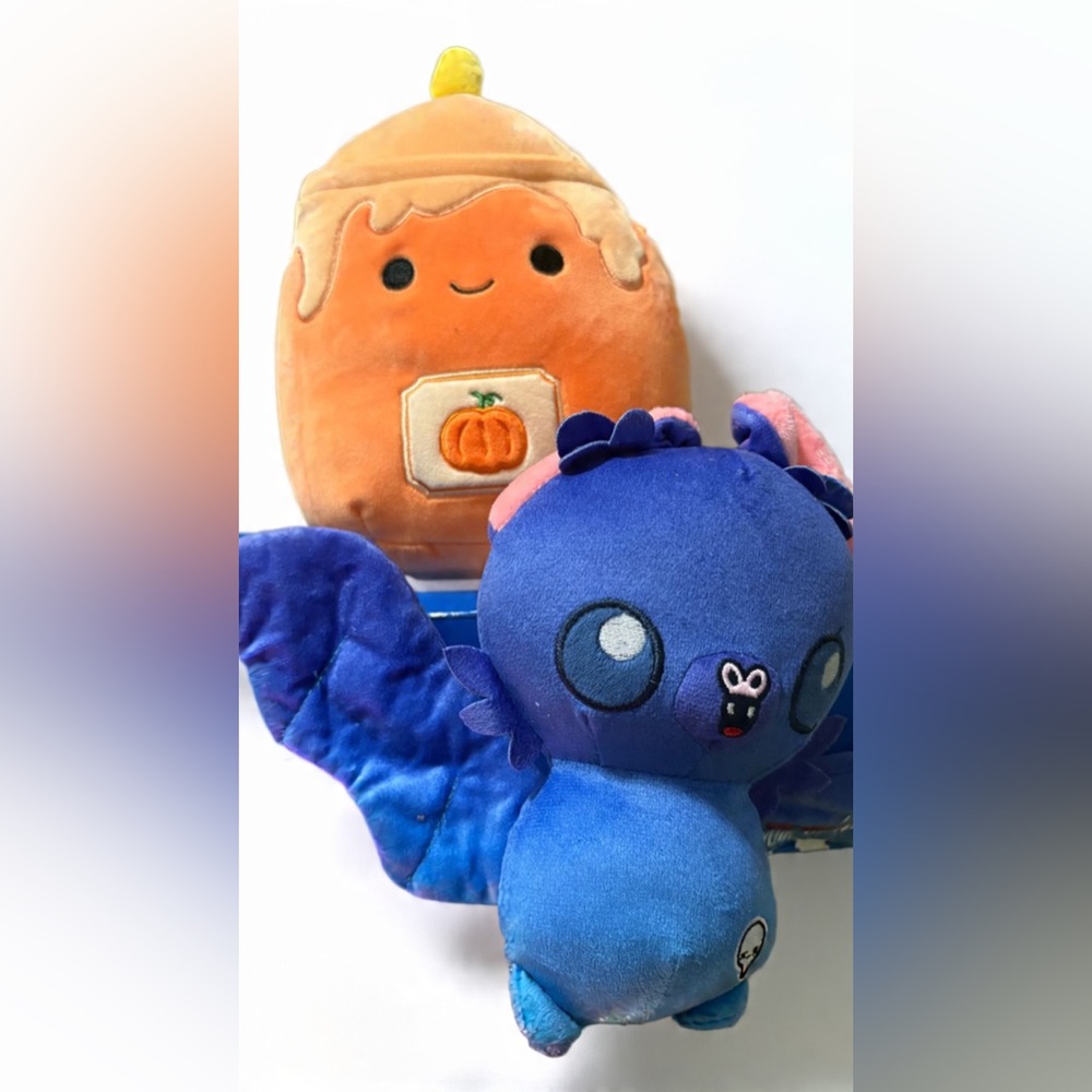 Pumpkin and Dragon Plush Set